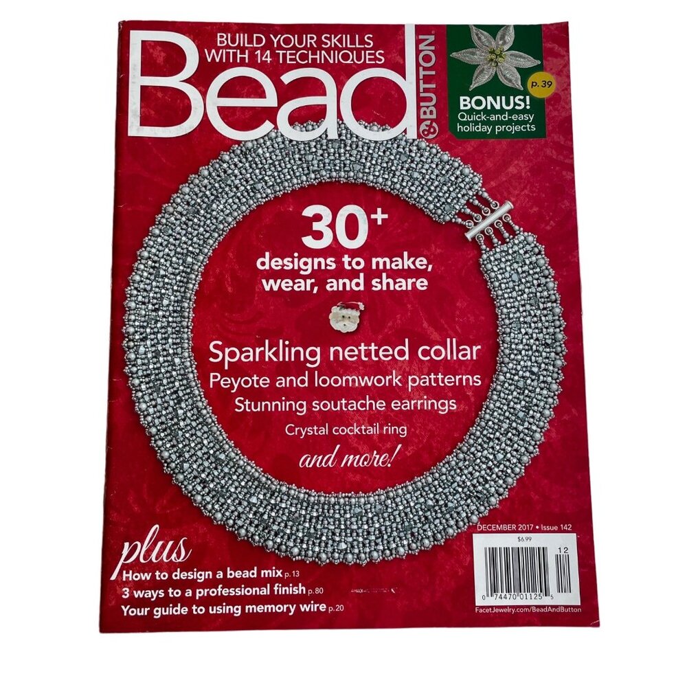 Bead & Button Magazine Jewelry Crafting Book u December 2017 Issue 142